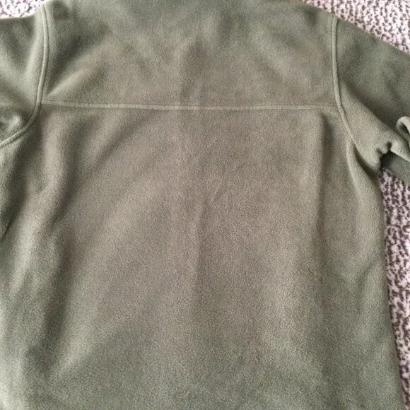 Columbia Fleece Jacket Green M - Picture 10 of 11